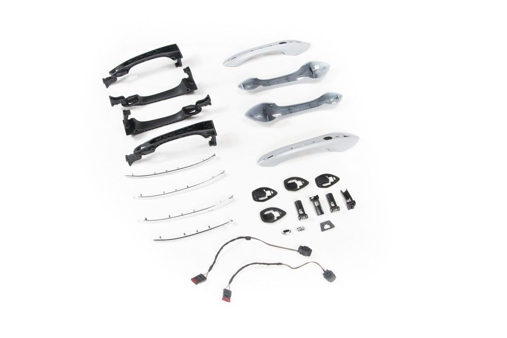 Jogo maçanetas com inserto cromado (com PEPS) - 26298588 - Onix B Hatch, Onix B Sedan, Tracker C