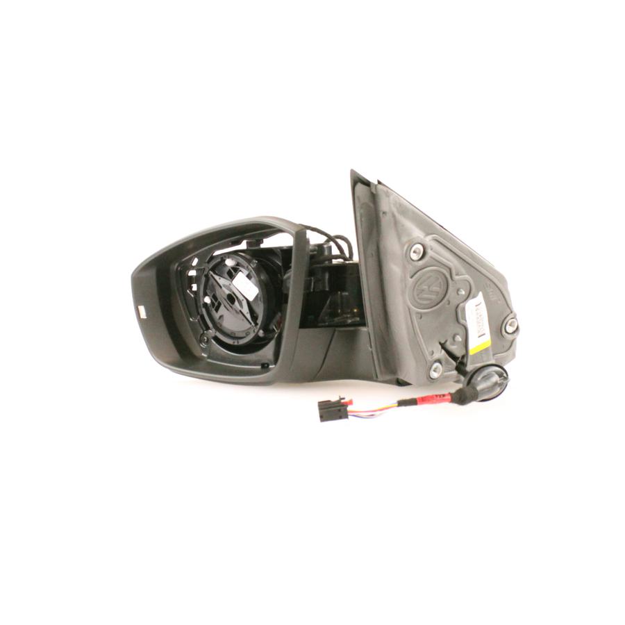 Espelho Retrovisor Preto Esquerdo (Motorista) Elétrico - 2GP857507D9B9 - T-Cross