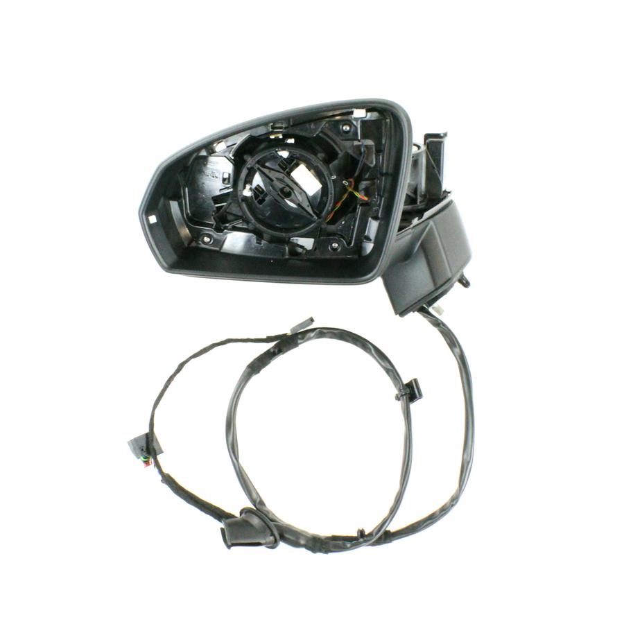 Espelho Retrovisor Preto Esquerdo (Motorista) Elétrico - 2GK857507E9B9 - Taos