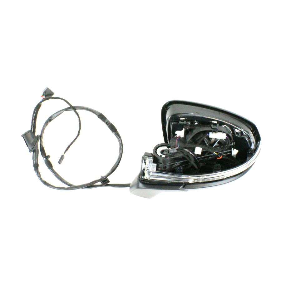 Espelho Retrovisor Preto Esquerdo (Motorista) Elétrico - 2GK857507E9B9 - Taos