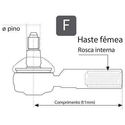 Terminal direção - VKY4859 - Uno