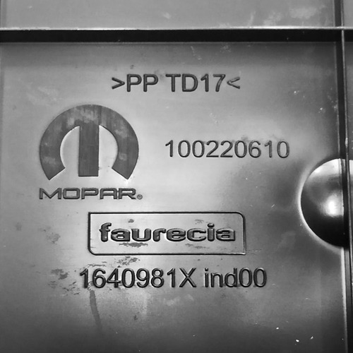 SUPORTE PLACA DIANTEIRA - 100223376 - Renegade, JEEP RAM