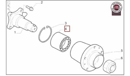 ROLAMENTO RODA TRASEIRA - 1328029080 - 