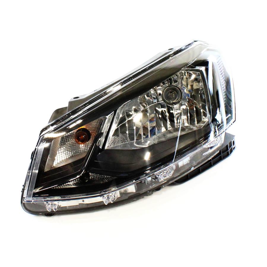 Farol Máscara Negra Esquerdo (Motorista) - 5U0941005D - Gol, Voyage, OUTROS