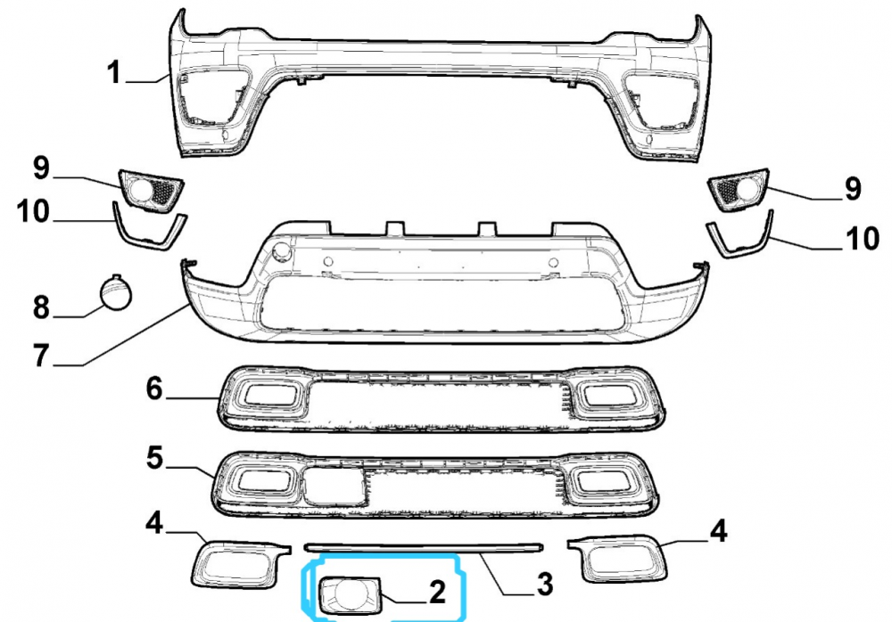 MOLDURA SENSOR APROXIMAÇÃO - 53294320 - Compass
