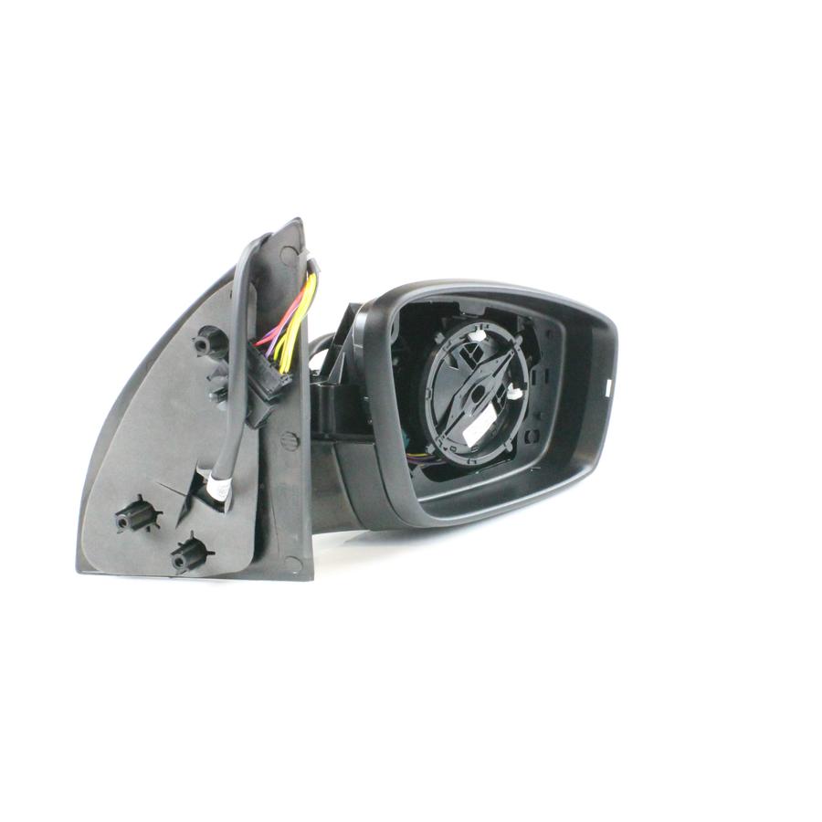 Espelho Retrovisor Preto Direito (Passageiro) Elétrico - 5U7857508J9B9 - Gol, Saveiro