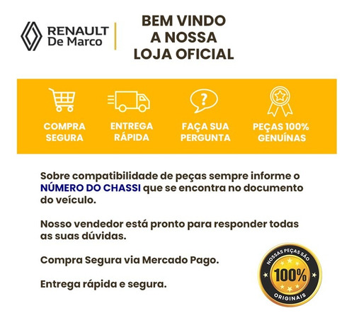 EMBLEMA PLASTICO TRASEIRO - 908890071R - 