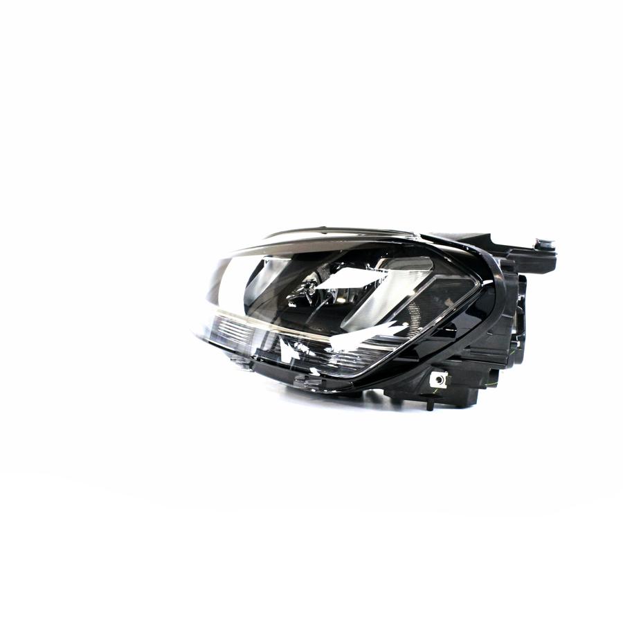 Farol Máscara Negra LED Xenon Esquerdo (Motorista) - 5GM941753B - Golf