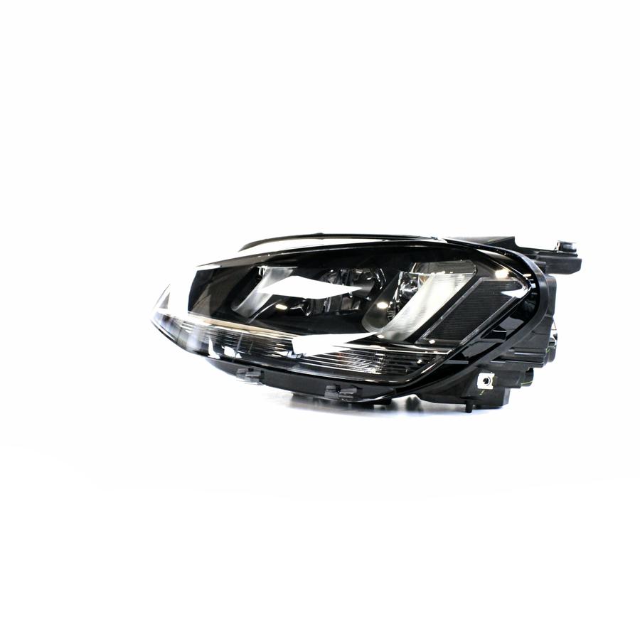 Farol Máscara Negra LED Xenon Esquerdo (Motorista) - 5GM941753B - Golf