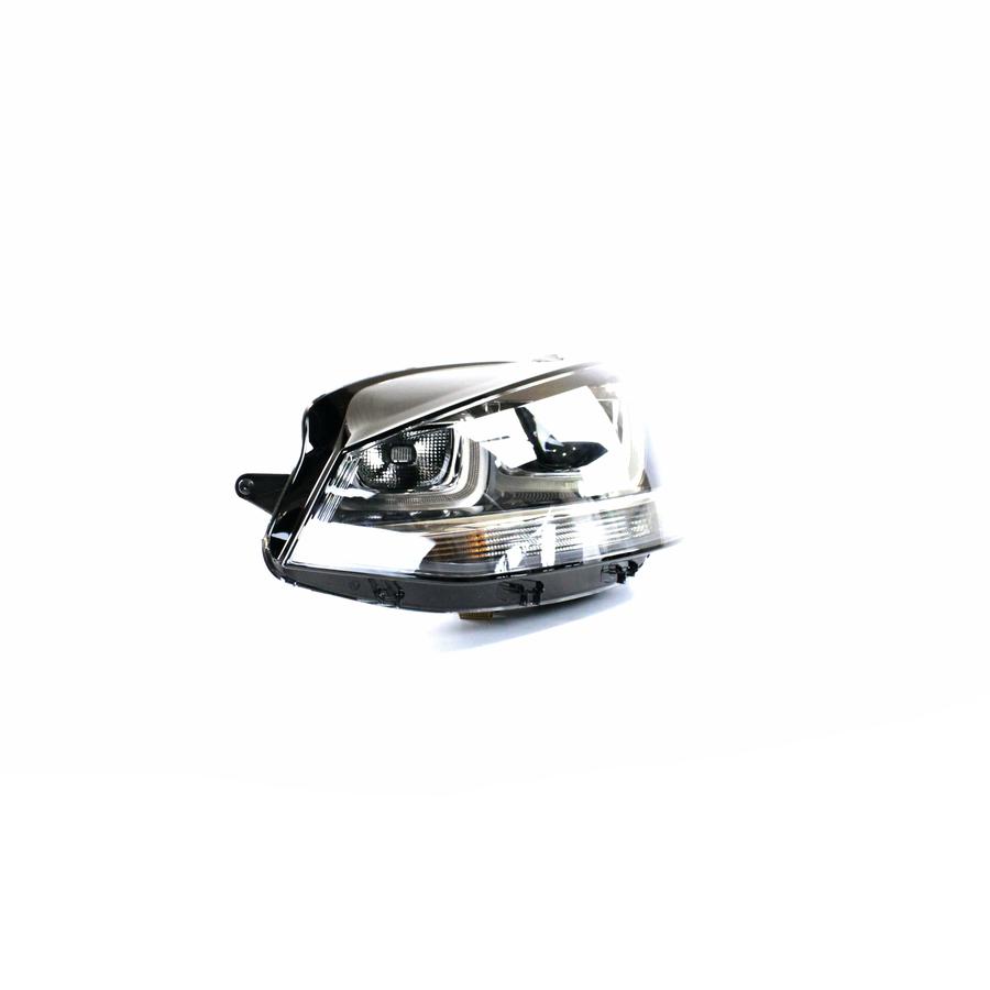 Farol Máscara Negra LED Xenon Esquerdo (Motorista) - 5GM941753B - Golf