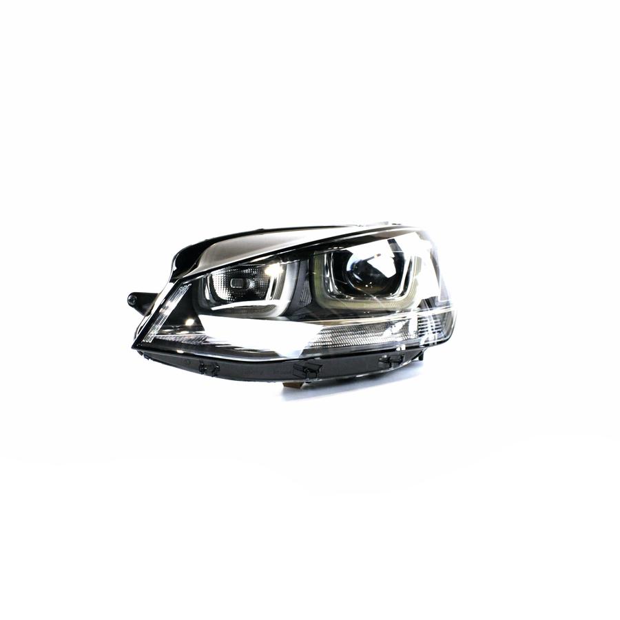 Farol Máscara Negra LED Xenon Esquerdo (Motorista) - 5GM941753B - Golf