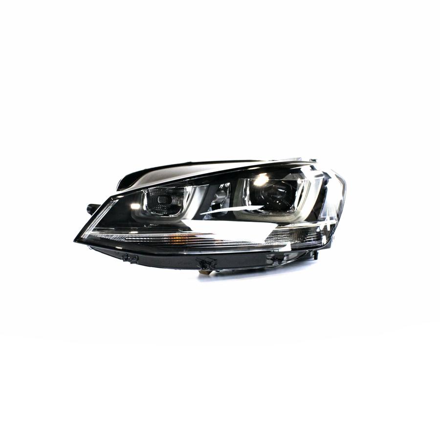 Farol Máscara Negra LED Xenon Esquerdo (Motorista) - 5GM941753B - Golf