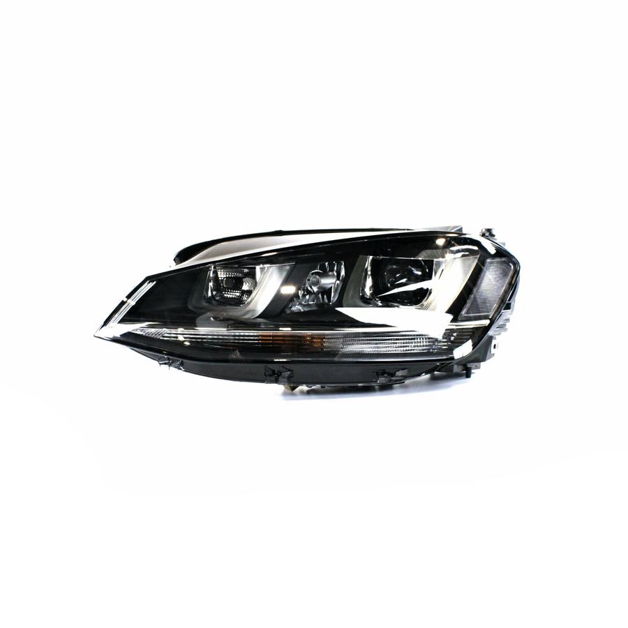 Farol Máscara Negra LED Xenon Esquerdo (Motorista) - 5GM941753B - Golf