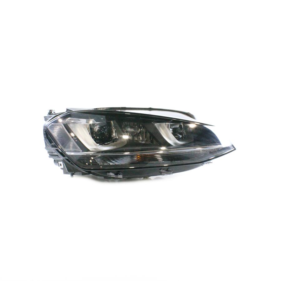 Farol Máscara Negra LED Direito (Passageiro) Xenon - 5GM941754B - Golf