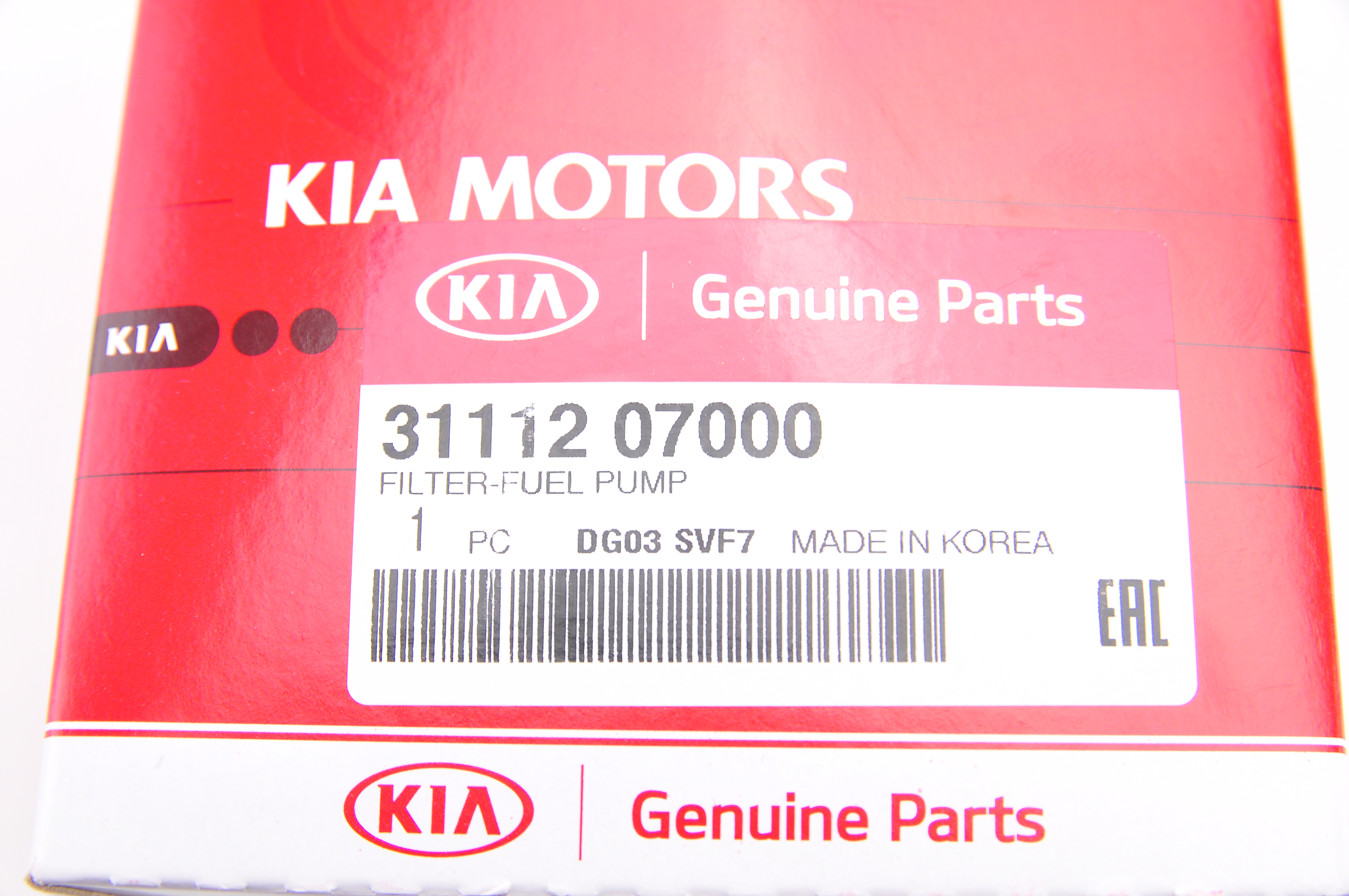 FILTRO COMBUSTÍVEL - 3111207000 - Picanto