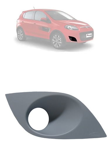 MOLDURA FAROL MILHA DIREITO - 100204332 - 