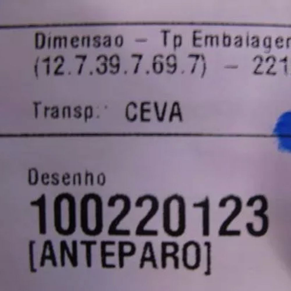MOLDURA INFERIOR PARACHOQUE DIANTEIRO LADO DIREITO - 100220123 - Palio