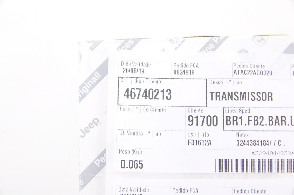 SENSOR FREIO ABS DIANTEIRO LADO DIREITO - 46740213 - Doblò