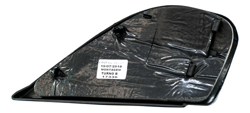 MOLDURA INTERNA RETROVISOR LADO DIREITO - 735370575 - Strada, Palio, Siena