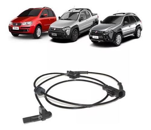 SENSOR FREIO ABS DIANTEIRO LADO DIREITO - 51918224 - Strada, Palio, Idea