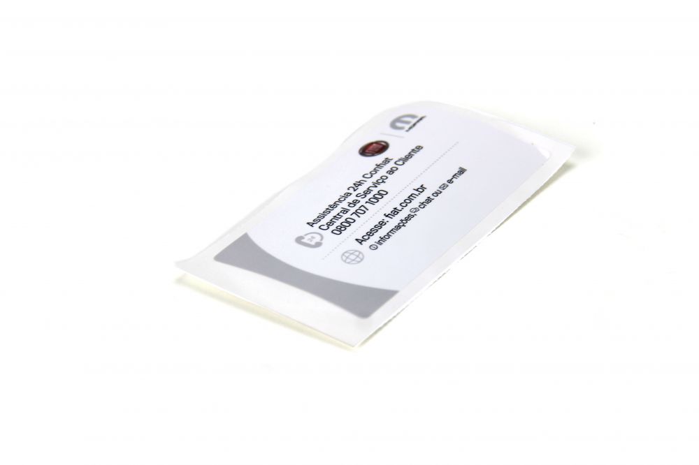 ETIQUETA ADESIVA ATENDIMENTO - 52080268 - Palio, Fiorino, Toro