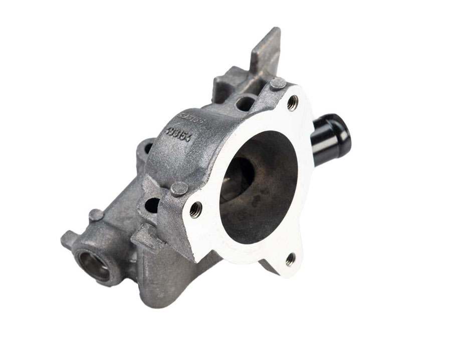 CAIXA SAIDA AGUA MOTOR I - 8200493154 - Kangoo, Sandero, Clio