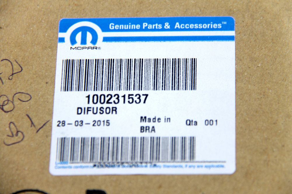 GRADE DIFUSOR SAÍDA AR - 100231537 - Uno