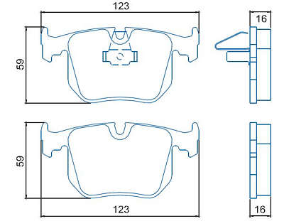 Pastilhas freio - HQJ2230 - X7