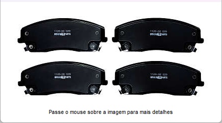 Pastilhas freio - OSDA0502 - 300C