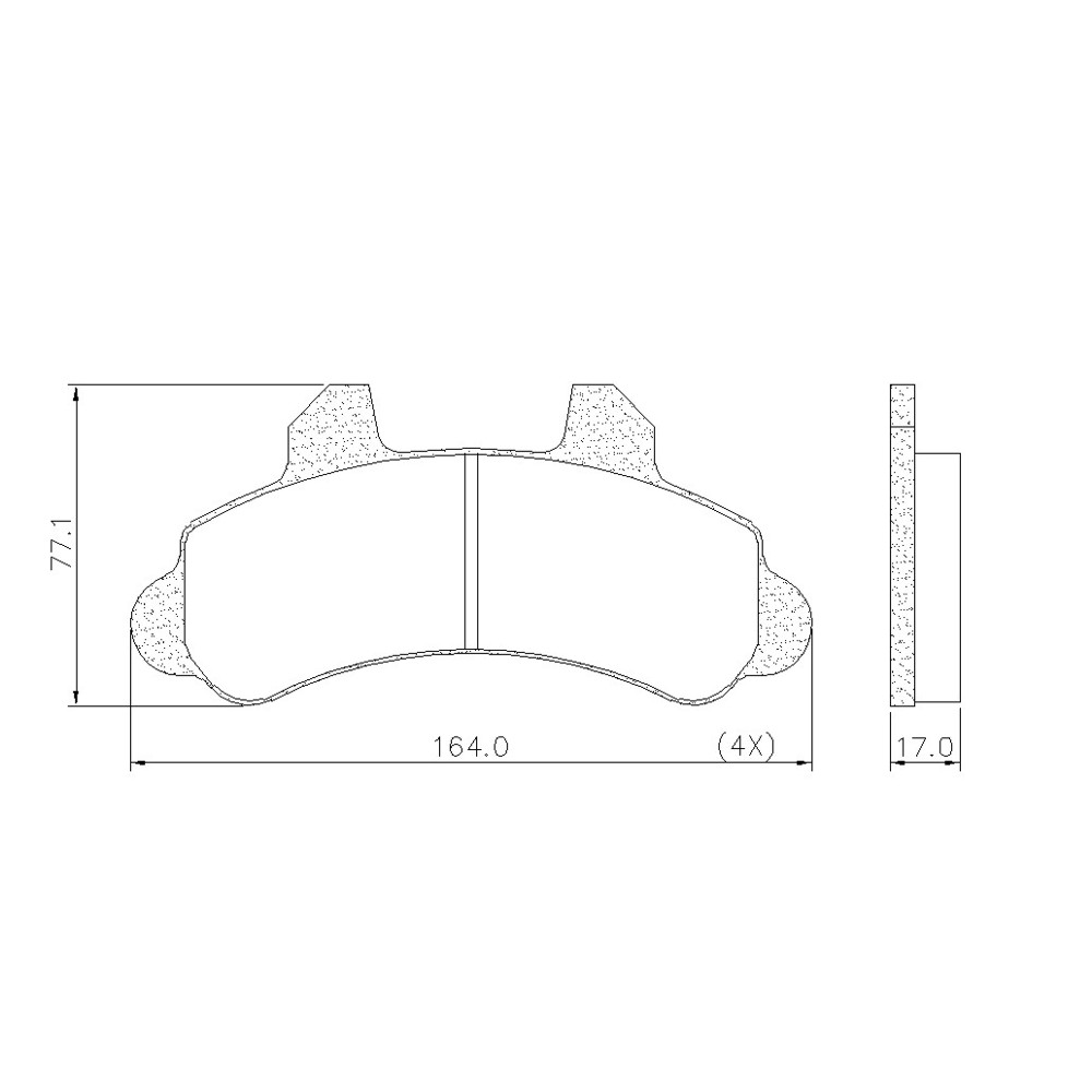Pastilhas freio - PD105 - C-20