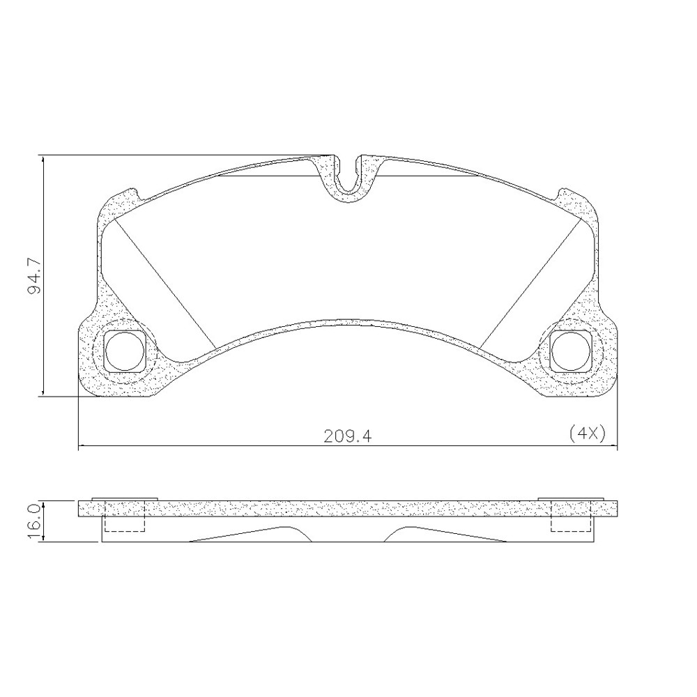 Pastilhas freio - PD1463 - Touareg