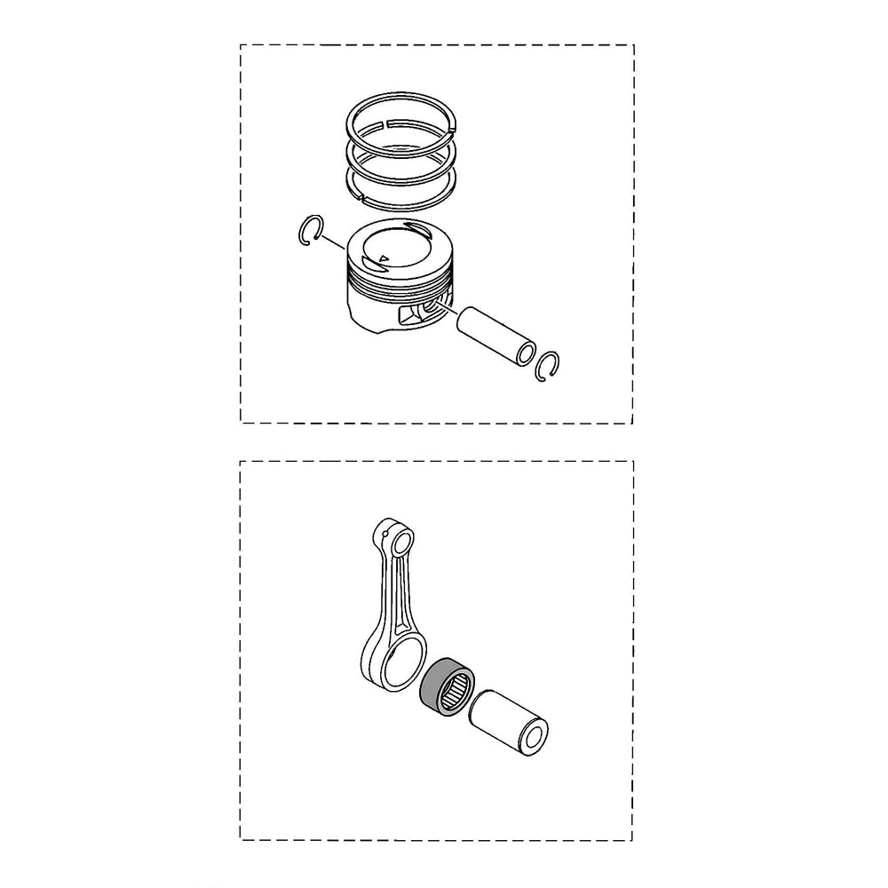 Rolamento agulhas biela - 93310628X000 - FACTOR 125, FAZER 150, FACTOR 150