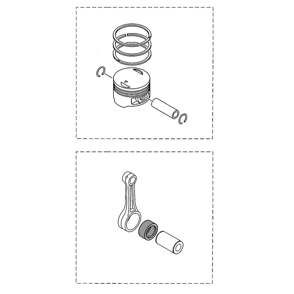 Rolamento agulhas biela - 93310628X000 - FACTOR 125, FAZER 150, FACTOR 150