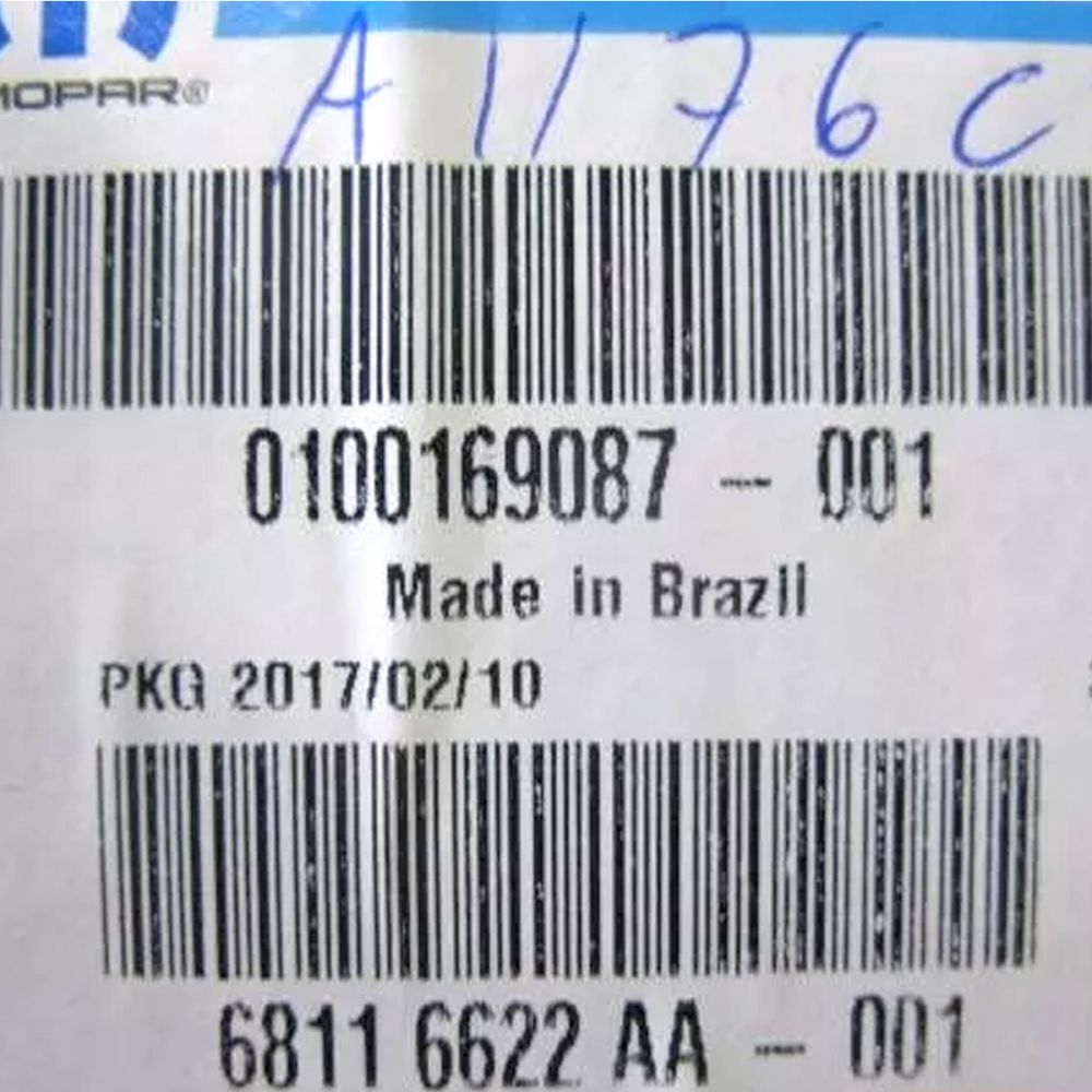 Suporte Tampão Bagagito Lado Direito - 100169087 - Palio