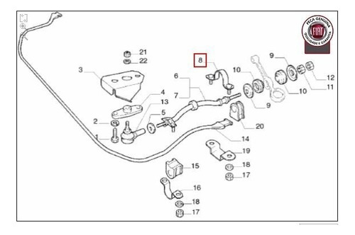 Suporte Coxim Barra - 7691313 - 