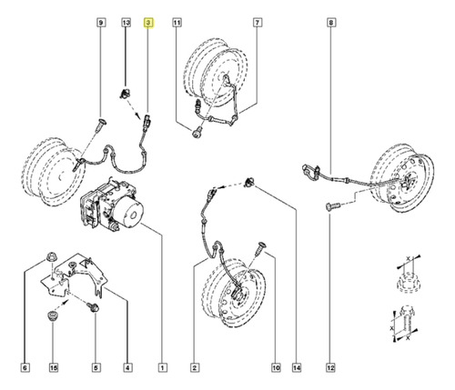 SENSOR (GERADOR SINAIS) PAR - 479104822R - 