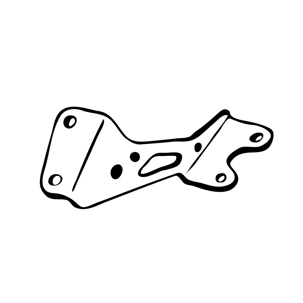 Suporte para-lama - BFHF16130000 - FAZER FZ15