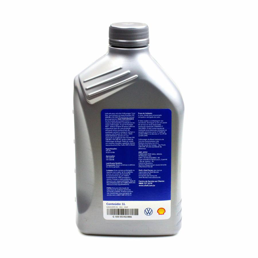 Óleo Lubrificante Motor 5W-40 Sintético SN - GS55553R2BRA - Gol, Golf, T-Cross