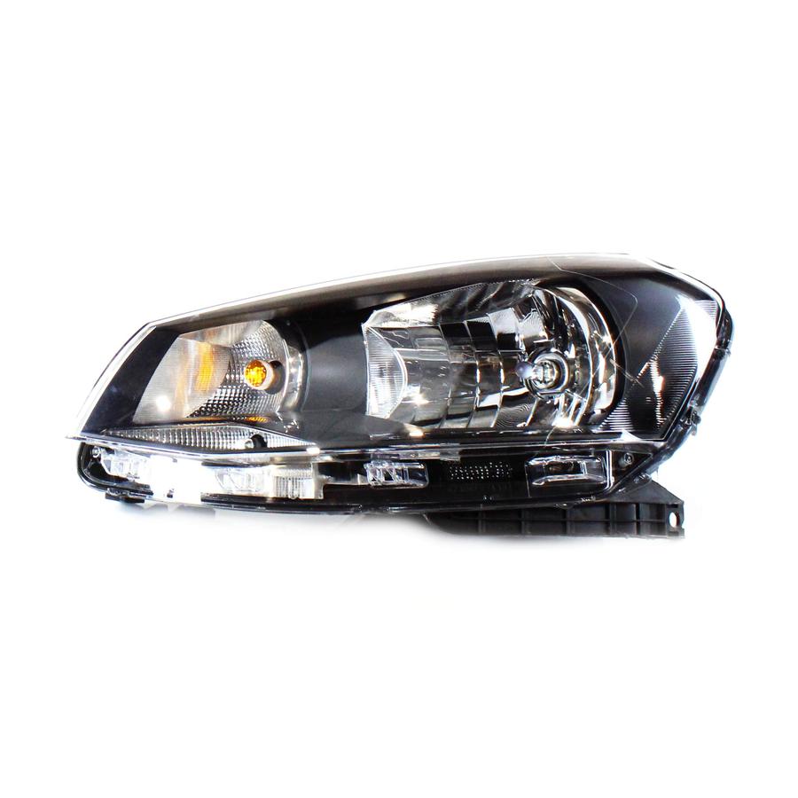 Farol Máscara Negra Esquerdo (Motorista) - 5U0941005C - Gol, Saveiro, Voyage