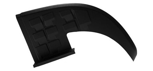Almofada degrau para-choque traseiro - 94772339 - S10 Cab Simples, S10 Cab Dupla